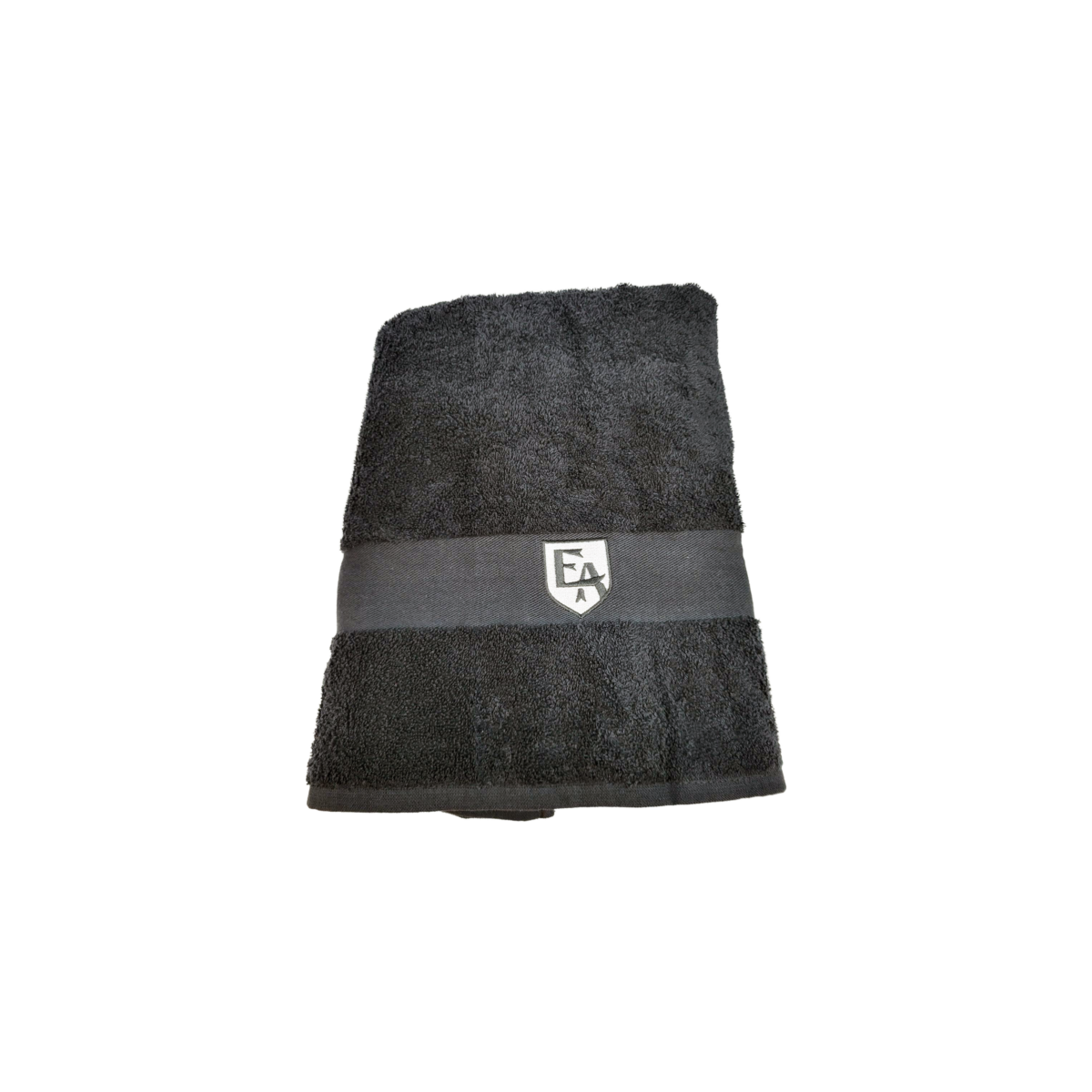 Handdoek zwart met EA Logo